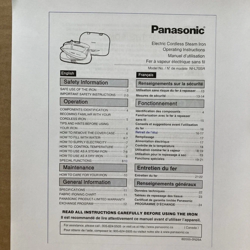 Panasonic ni l70sr